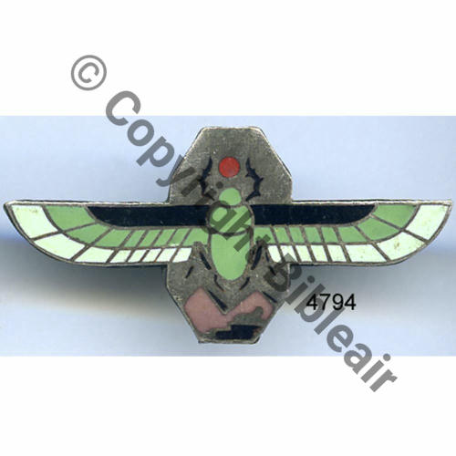 25.2.3 1938.42 4B1 3eDrille GB.2.25 BIZERTE  AB SM Bol poinconne AB.P RENNES Dos lisse Grave 25eEscadre Escadrille3.25  No66 Src.opus090 253Eur(x3) 